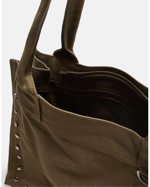 Stradivarius Brown – stoff-tragetasche