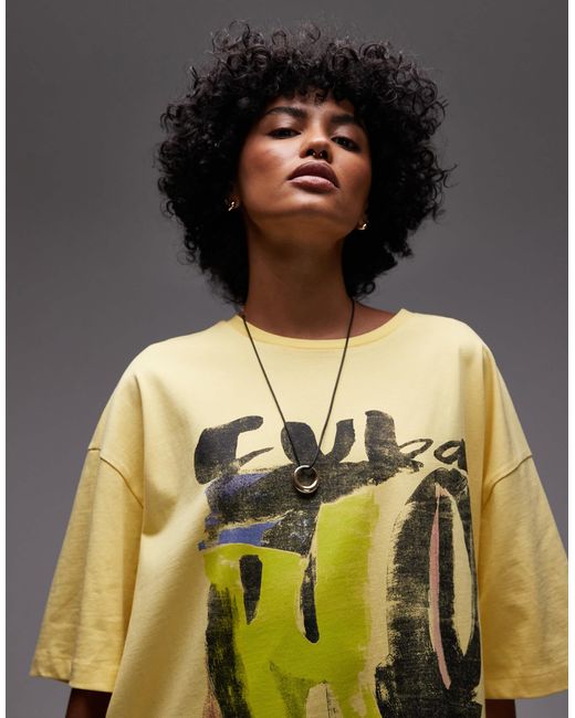 TOPSHOP Metallic – oversize-t-shirt