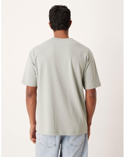 ASOS Gray Breathemaxtm Heavyweight Relaxed T-shirt for men