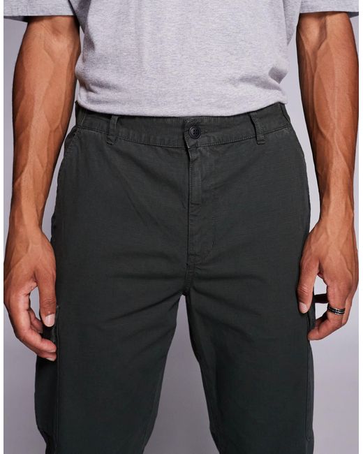 Barbour Gray Ripstop Cargo Trouser for men