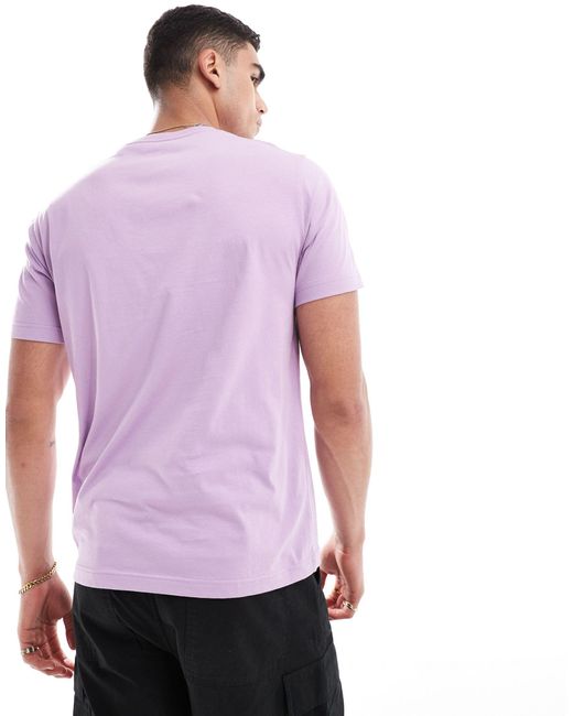 Gant Purple Shield Logo Embroid T-shirt for men