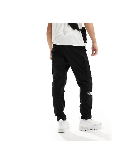 The North Face Black Nse Convertible Cargo Trousers for men