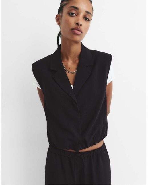 Pull&Bear Black – weste