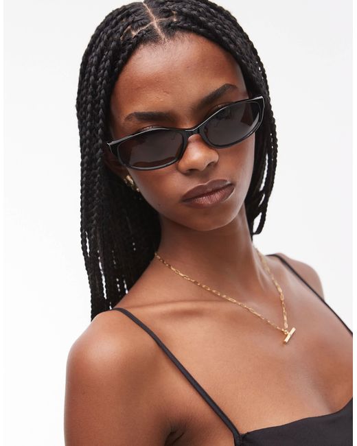 Lunettes Mango en coloris Brown