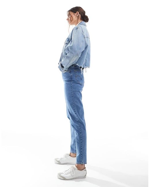 Levi's Blue High Waisted Mom Jeans