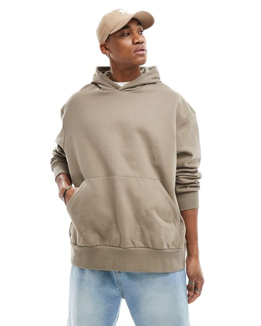 ASOS Blue Extreme Oversized Hoodie for men