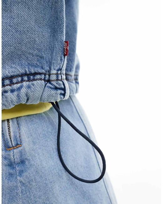 Levi's Blue Denim Utility Jacket