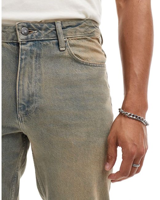 ASOS Natural Classic Rigid Jeans for men