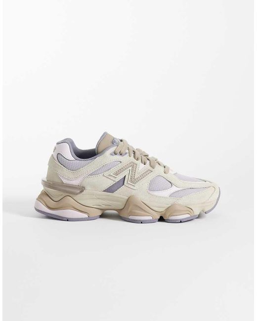 New Balance White 9060 Trainers