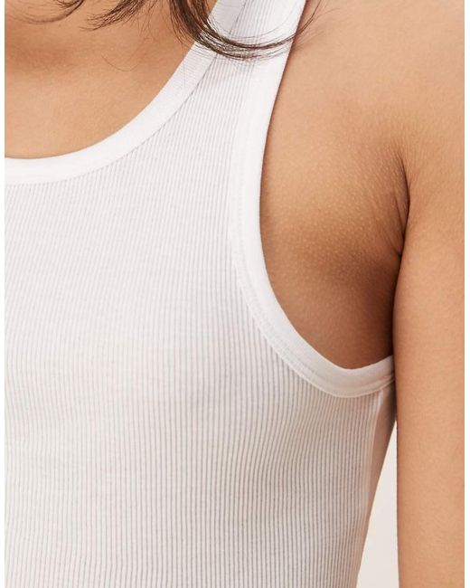 Calvin Klein Natural 3 Pack Scoop Neck Vest Top