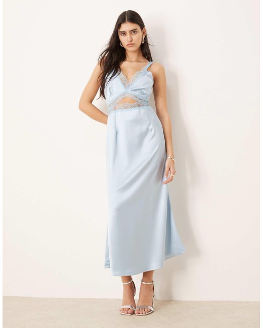 Never Fully Dressed White – mimi – midaxi-trägerkleid