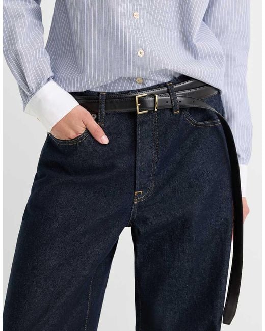 GOOD AMERICAN Blue Vintage Low Slung Baggy Jean