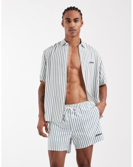 ASOS White Swim Shorts for men