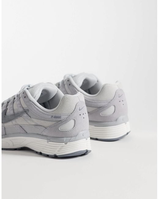 Nike White P-6000 Trainers for men