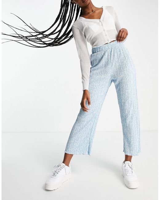 Monki Synthetic Ocean Recycled Plisse 