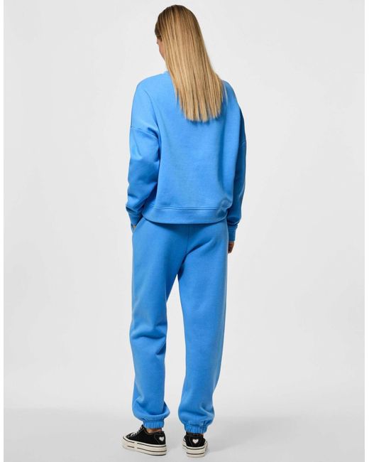 Pantalon Pieces en coloris Blue