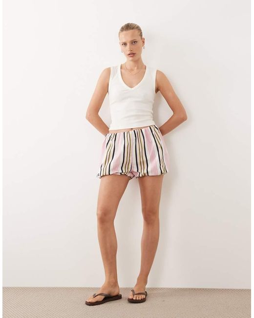 ASOS White Bubble Shorts