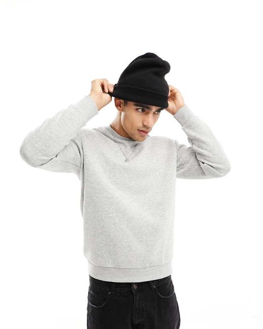 Jack & Jones White Oversized Sweat for men