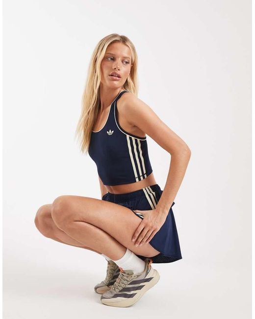 Adidas Originals Blue Adidas Originals Sport Tank Top