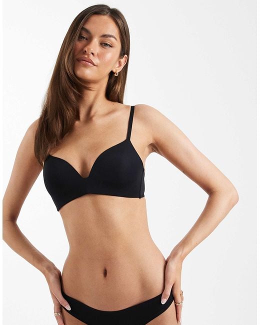 ONLY Black Moulded Bra
