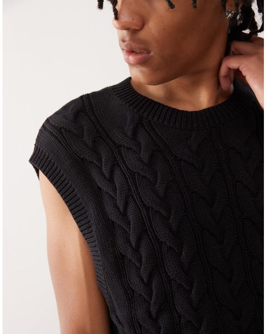 Weekday – trägertop in Black für Herren