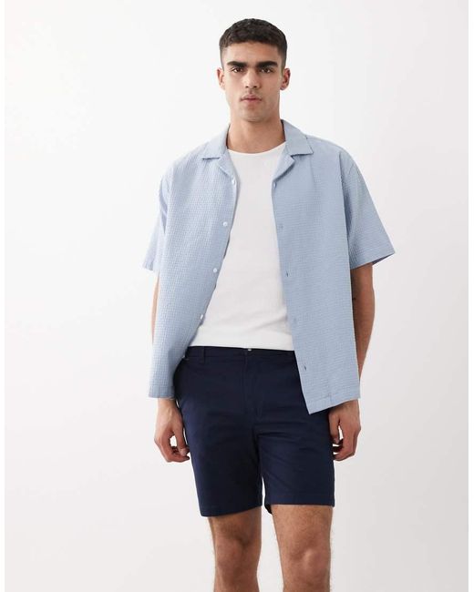 ASOS White Skinny Fit Chino Shorts for men