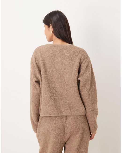 ASOS Brown Borg Lounge Jacket