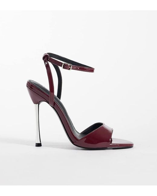 Public Desire White Brooklyn Heeled Sandals