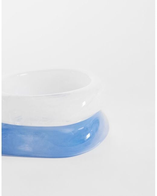 Accessorize Blue 2 Pack Resin Bangles