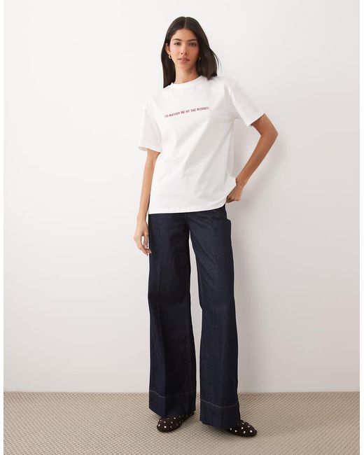 Never Fully Dressed Red Rodeo Print T-Shirt