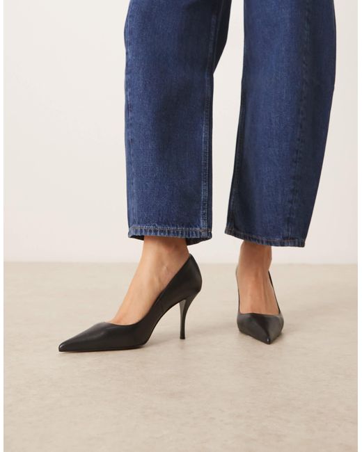 Mango Blue – spitze lederschuhe