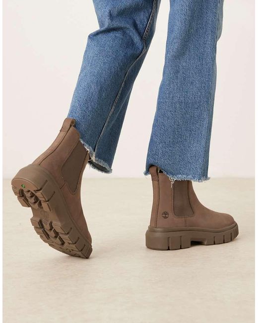 Timberland Blue Greyfield Chelsea Boots