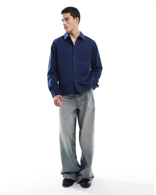 Camicia di Fred Perry in Blue da Uomo