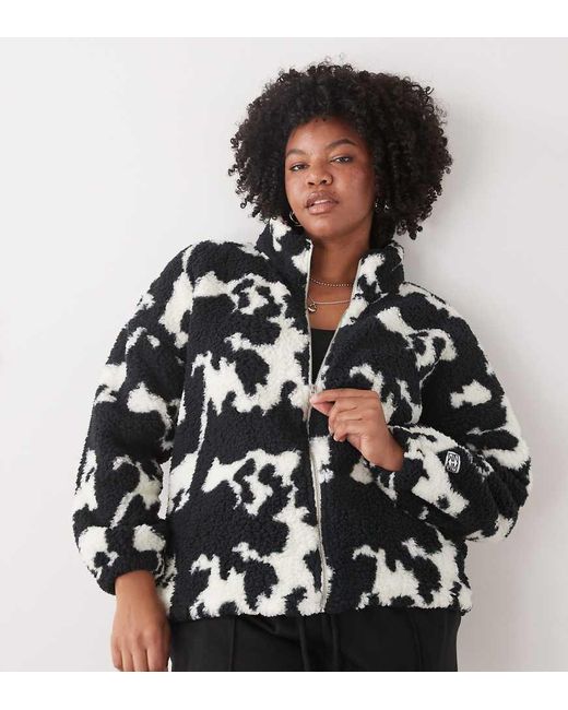 Noisy May Black Zip Through Fleece