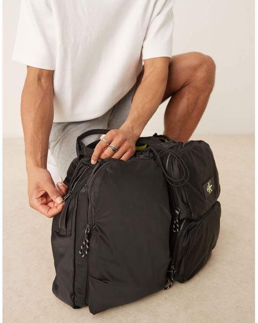 Calvin Klein Brown Utility Tote for men
