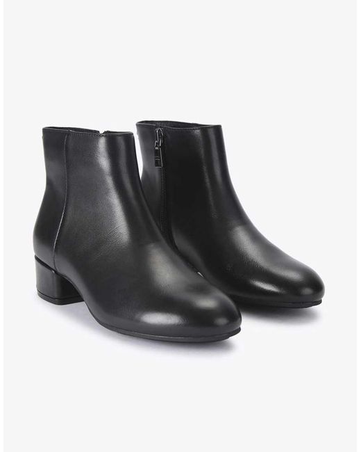 Carvela Kurt Geiger Black Gaia Low Ankle Boots