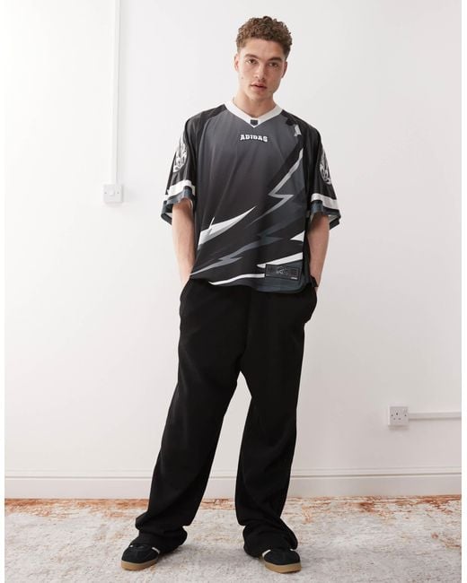 Adidas Originals Gray Adilenium Season 3 Team Jersey for men