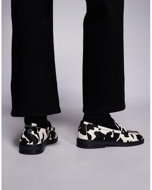 Steve Madden Black Adision Loafer