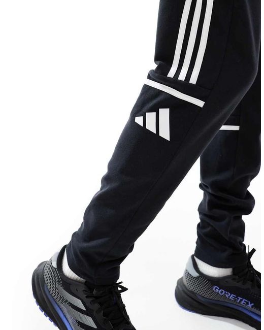 Adidas Originals Black Adidas Football Squadra25 Trousers for men