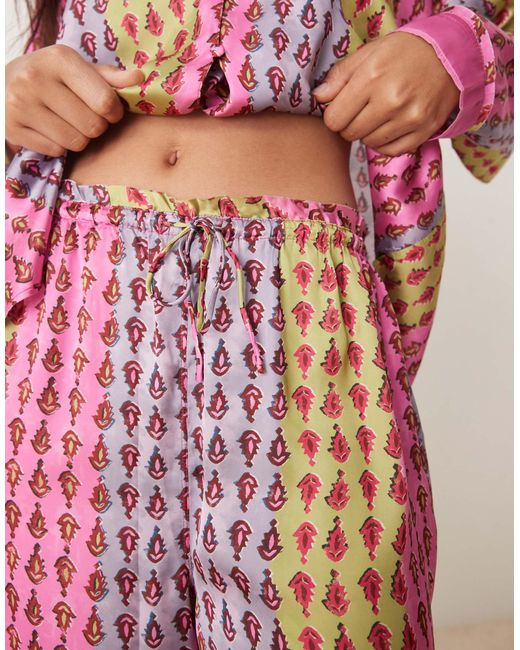 Dreamy days - pyjama en satin Free People en coloris Red
