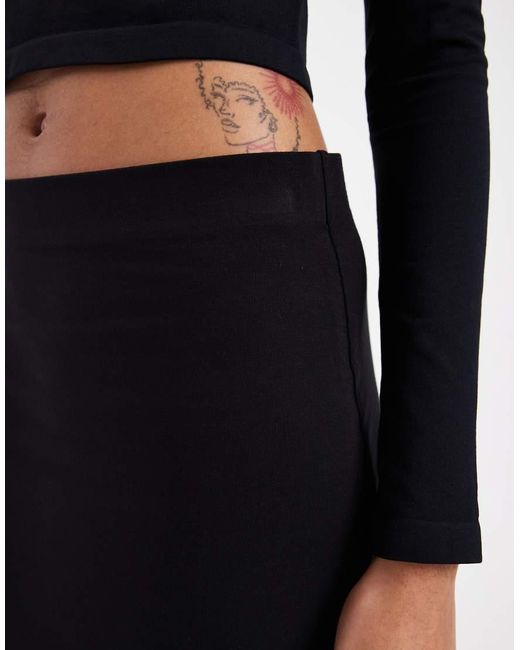 ASOS Black Asos Design Tall Jersey Mini Skirt