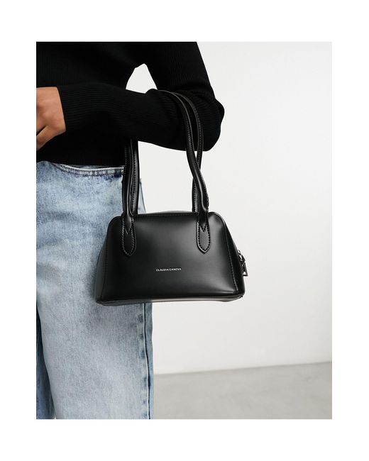 Claudia Canova Black Long Handle Shoulder Bag