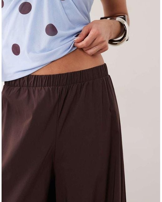 River Island Brown Technical Balloon Pants