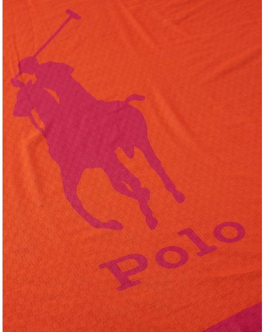 Polo Ralph Lauren Red Logo Icons Pony Pareo