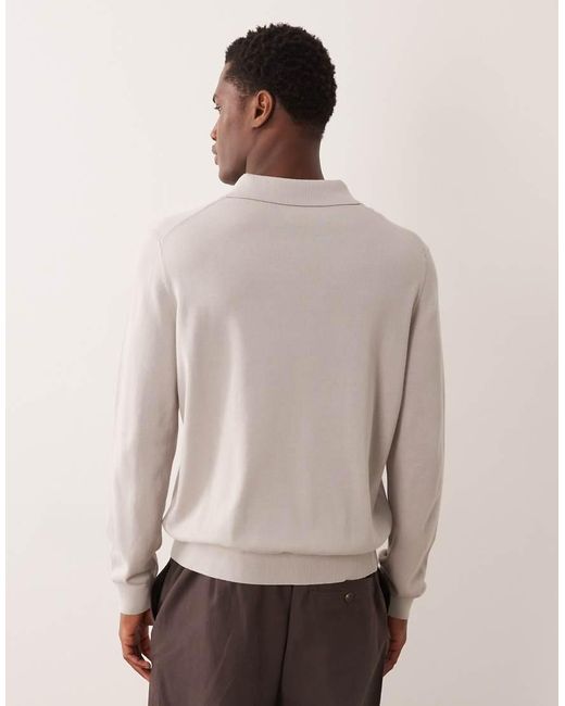 ARKET Natural Cotton Polo Shirt for men