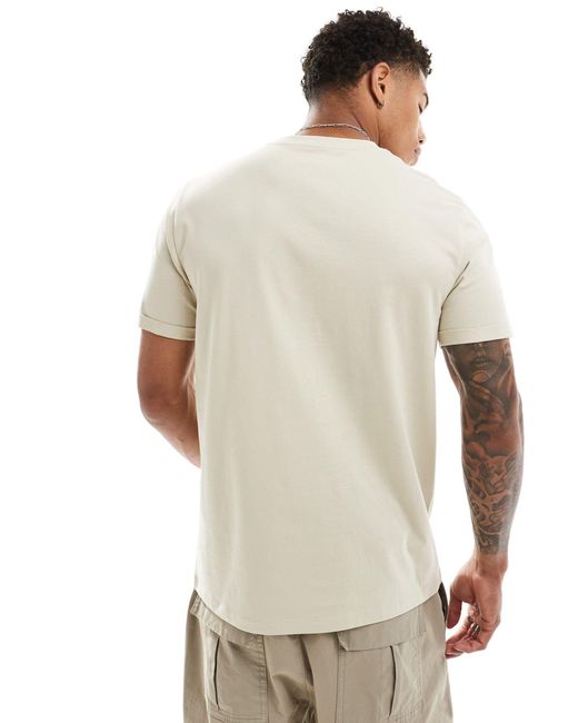 T-shirt ras ASOS pour homme en coloris White