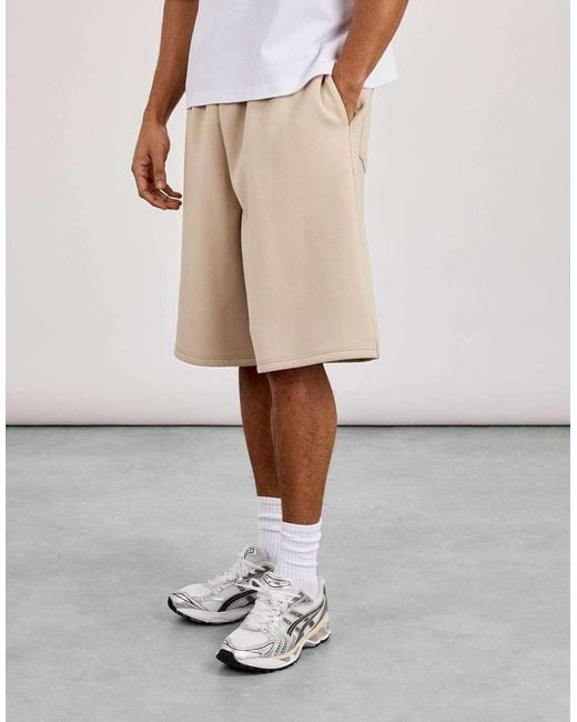 CERNUCCI Natural Double Knit Jort for men