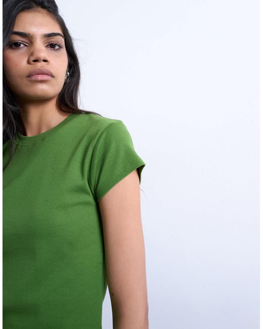 TOPSHOP Green Everyday Tee
