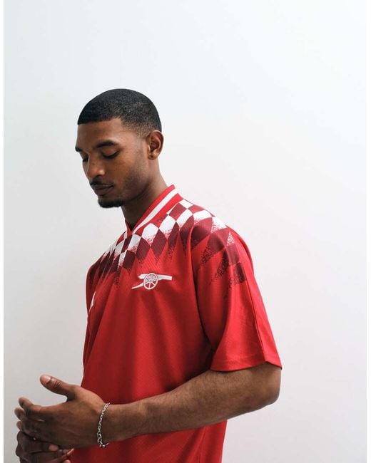 Adidas Originals Red Adidas Football Arsenal 26/27 Stadium Jersey for men