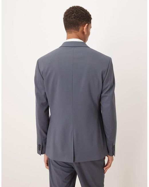 ASOS Blue Slim Suit Jacket for men